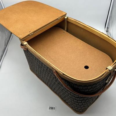 Vintage picnic basket