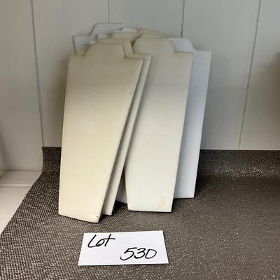 530 Set of 12 Flat Necklace Displays