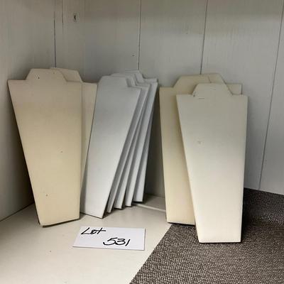 531 Lot of 12 Flat Necklace Displays