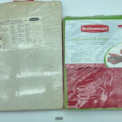 Rubbermaid ornament containers
