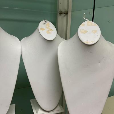 537 Set of 6 Large Necklace Displays AS-IS