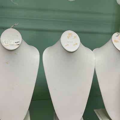 537 Set of 6 Large Necklace Displays AS-IS
