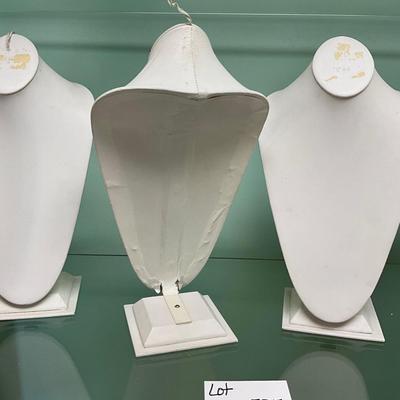 537 Set of 6 Large Necklace Displays AS-IS