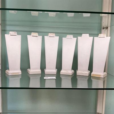 544 Set of 6 Tall Earring and Necklace Displays