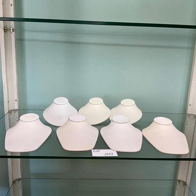 549 Set of 7 Necklace Displays for Case and Slat Wall
