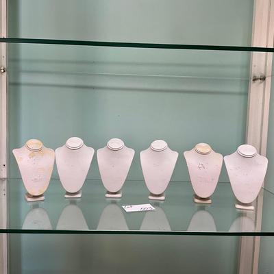 553 Set of 6 Small Necklace Displays