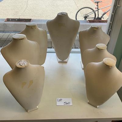 560 Various Sizes of Foam Necks AS-IS