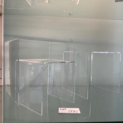 575 Set of 3 Large Acrylic Display Stands