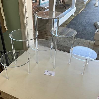 580 Large 6 Tier Acrylic  Display Stand