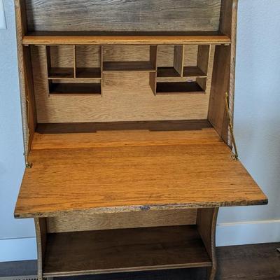 Antique Drop Front Secretary