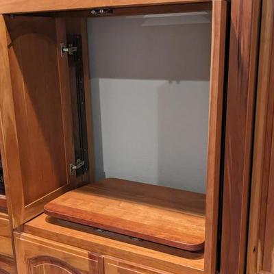 Large Cherry Entertainment Center