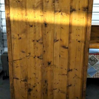 Knotty Pine Armoire