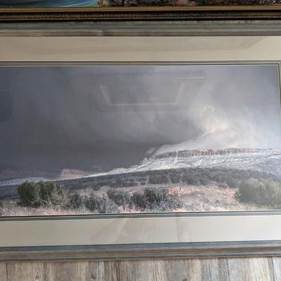 Large Framed Landscape Art