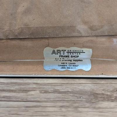 Large Framed Landscape Art