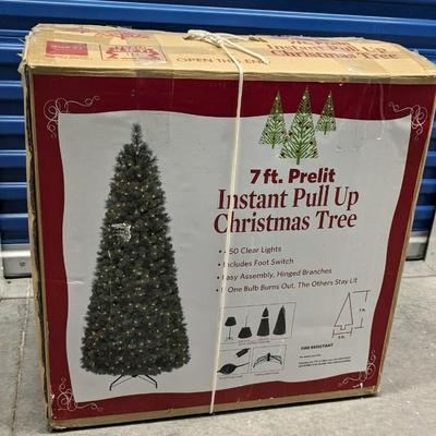 Large Pre-Lit Christmas Trees