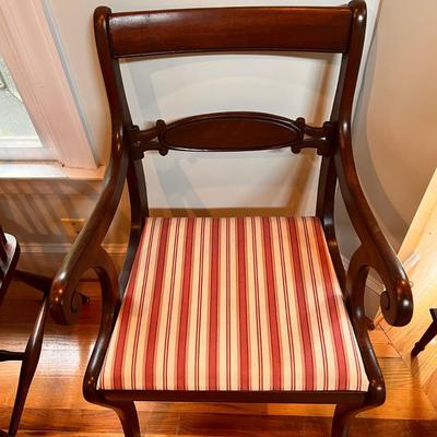 Antique Armchair & Footstool Lot