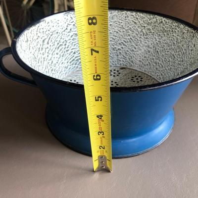 Old Colander enamel Eastern Europe