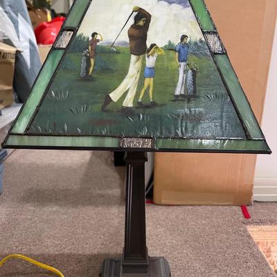 Golfer lamp