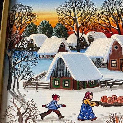 Hungarian artist A. Kowalski original