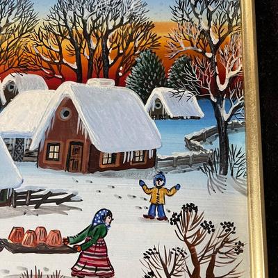 Hungarian artist A. Kowalski original