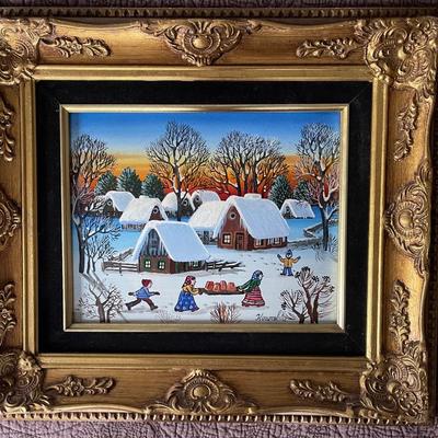 Hungarian artist A. Kowalski original