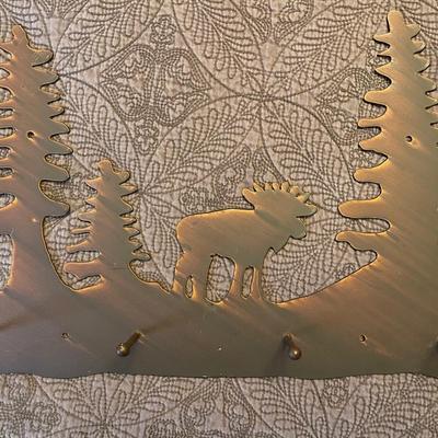 Metal Moose coat hanger