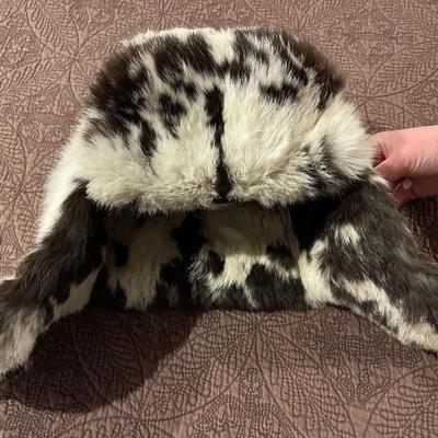 Fur hat padded.