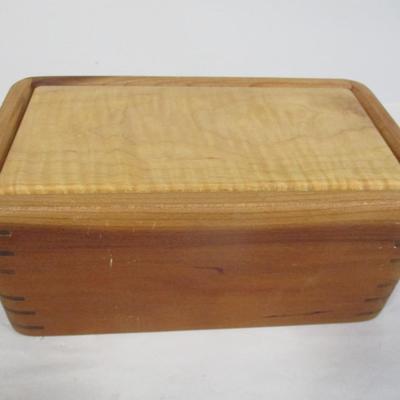 Keith Moore Handcrafted Mixed Wood Box