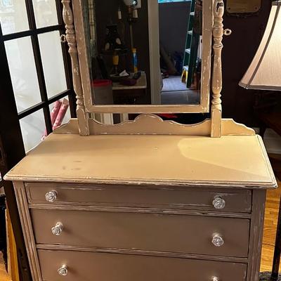 Refinished Chittenden & Eastman Dresser w/ Mirror