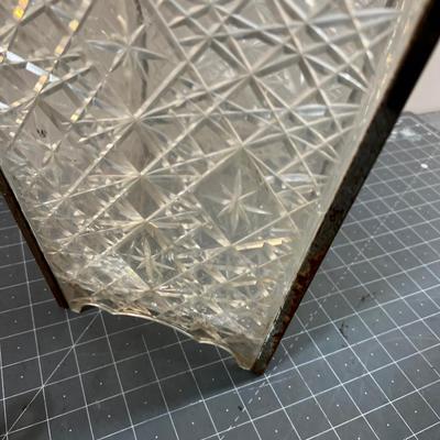 VINTAGE Waste Basket and Small Mirror
