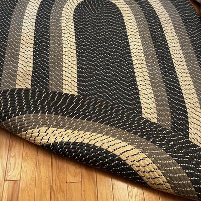 B - BRAIDED Blue Rug 