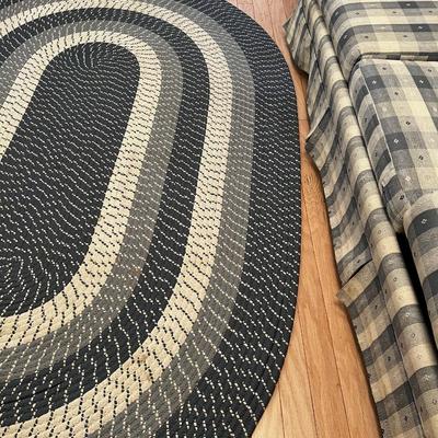 B - BRAIDED Blue Rug 
