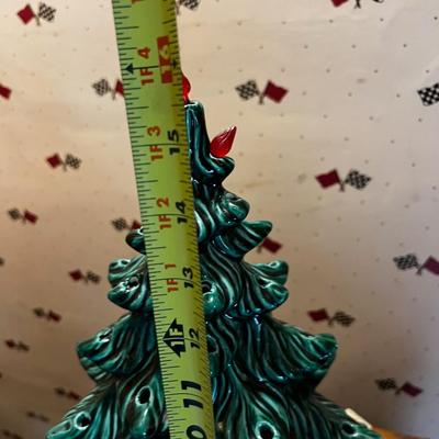 UP --Vintage Light Up Ceramic Tree