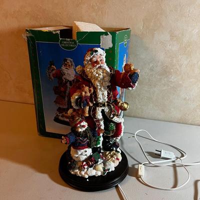 Up-- Light up Resin Santa