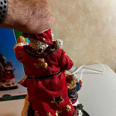 Up-- Light up Resin Santa