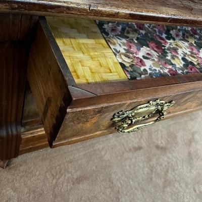 UP -- Walnut Gentleman's Dresser Side by Side