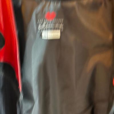 UP -- WOMAN'S Black Leather Jacket and Skirt by CLIMAX Karen Okada 