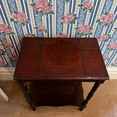 UP -- Mahogany Side Table 