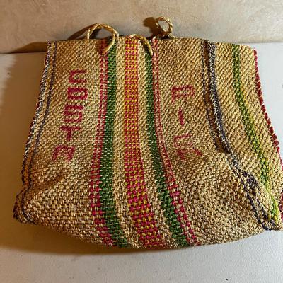 UP -- VINTAGE Costa Rica Woven BAG