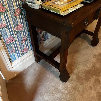 UP -- Quarter Saw OAK Desk ANTIQUE 