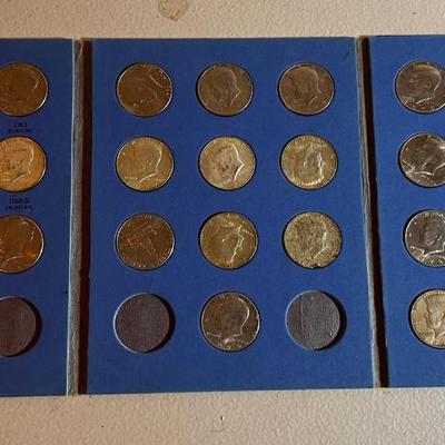 UP -- Kennedy Half Dollar Collection BOOK 