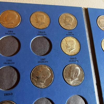 UP -- Kennedy Half Dollar Collection BOOK 