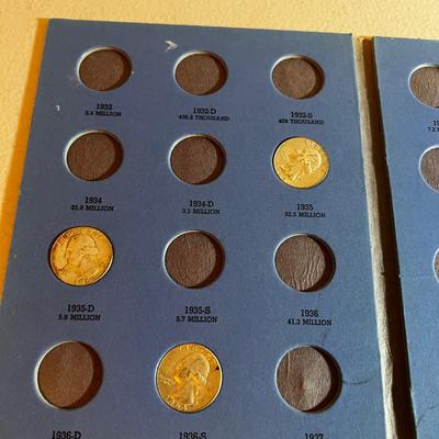 UP -- Partial 1932 to 1945 Quarter Book Collection 