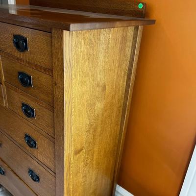 UP --STICKLEY  Harvey Ellis Nine-Drawer Chest 
