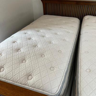 UP -- SPLIT PILLOW TOP SLEEP NUMBER BED FLEX PLUS 4 Remotes MATTRESS AND BOX with Motors
