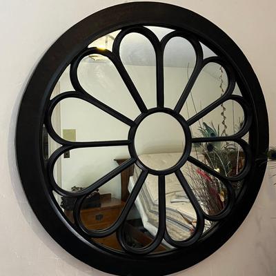UP -- Large Resin Mirror Dark Brown 