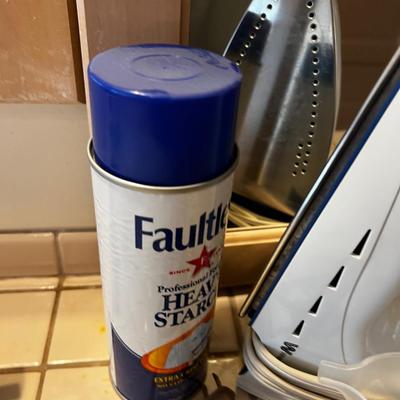 UP -- Steam Iron and Starch. 