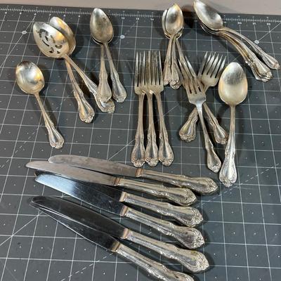 Partial Set of Rogers Silver Overlaid Oneida 