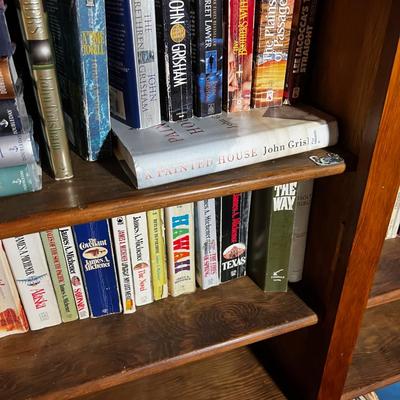 Book Shelf #1 Novels, 3 full shelves