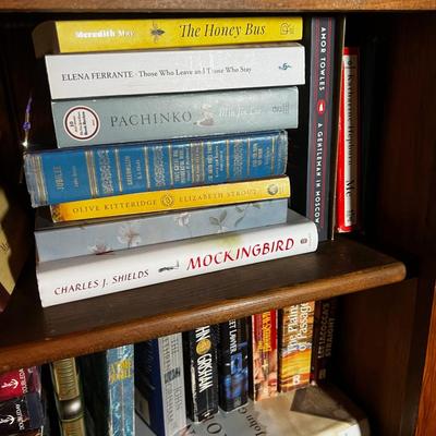 Book Shelf #1 Novels, 3 full shelves